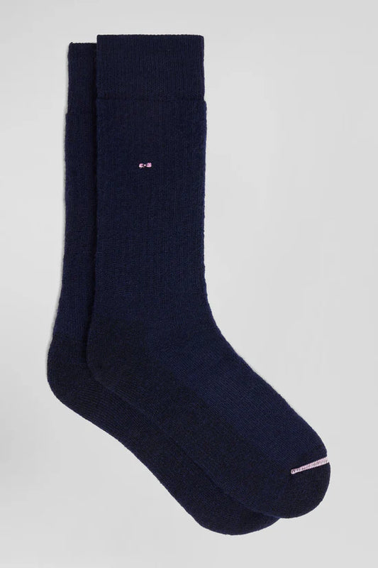 Eden Park Alpaca Socks In Marine