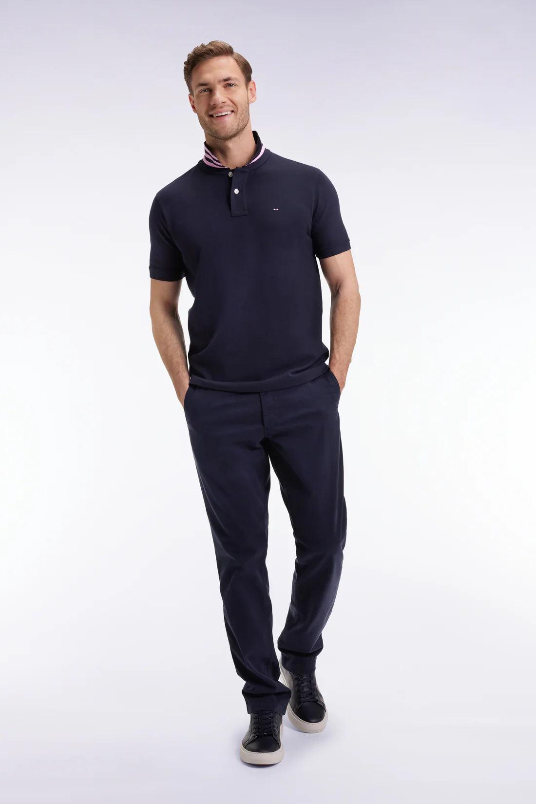 Eden Park Mens Chinos,  in Shorter length - Marine Ep (Blf)