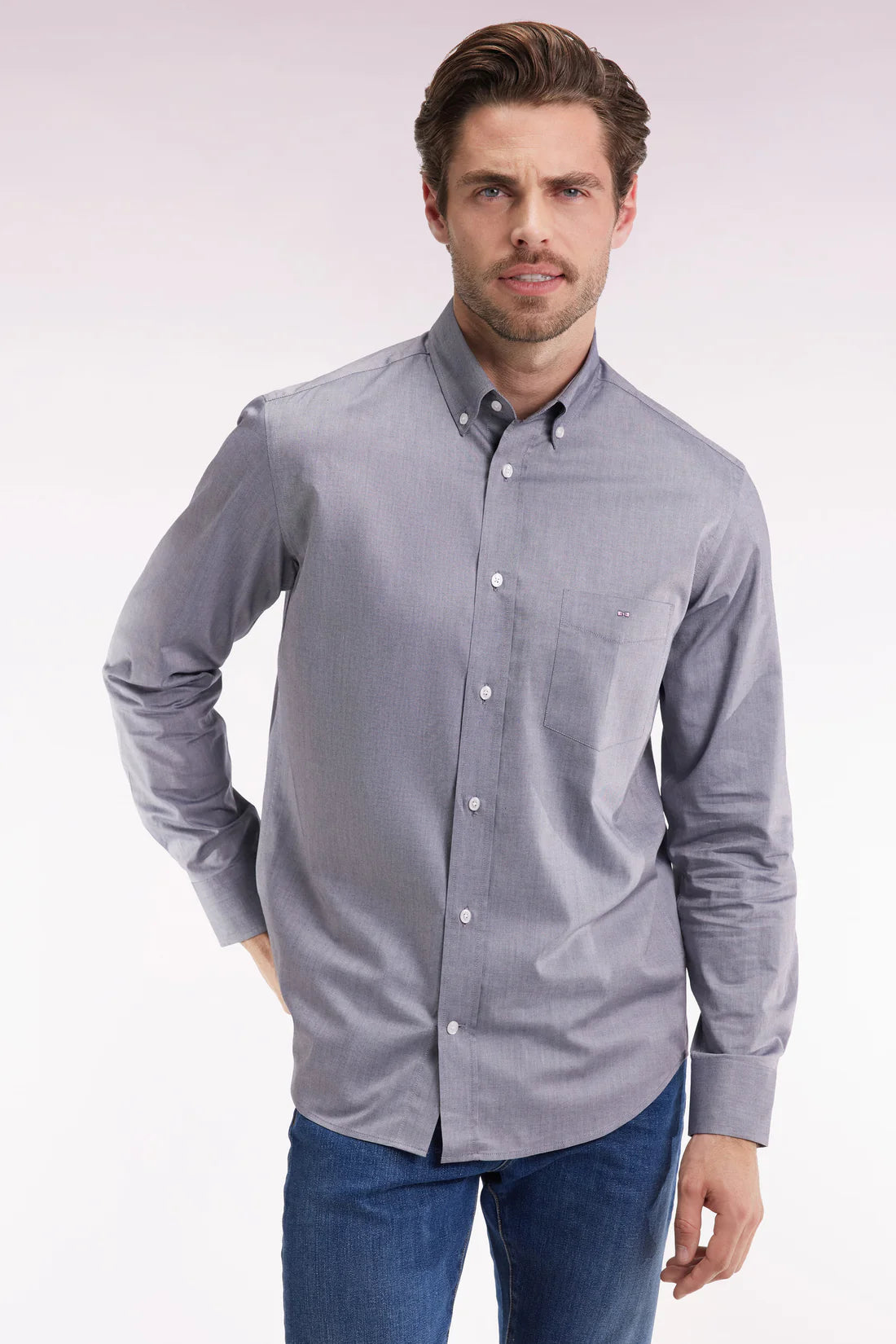 Eden Park Mens Shirts,  in Marine Ep (Blf)