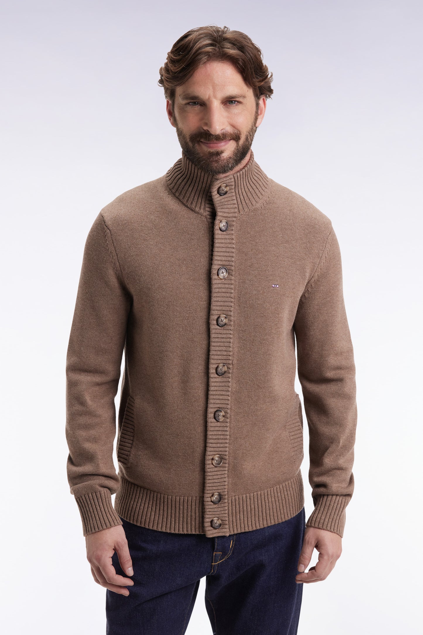Eden Park Mens Knitwear,  in Coffee (Mac30