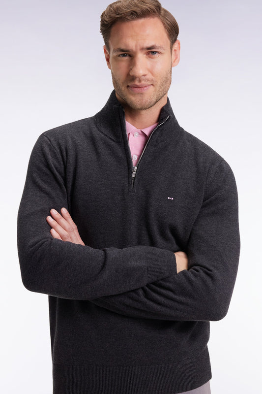 Eden Park Mens Knitwear,  in Darkness Chine (Grf7)