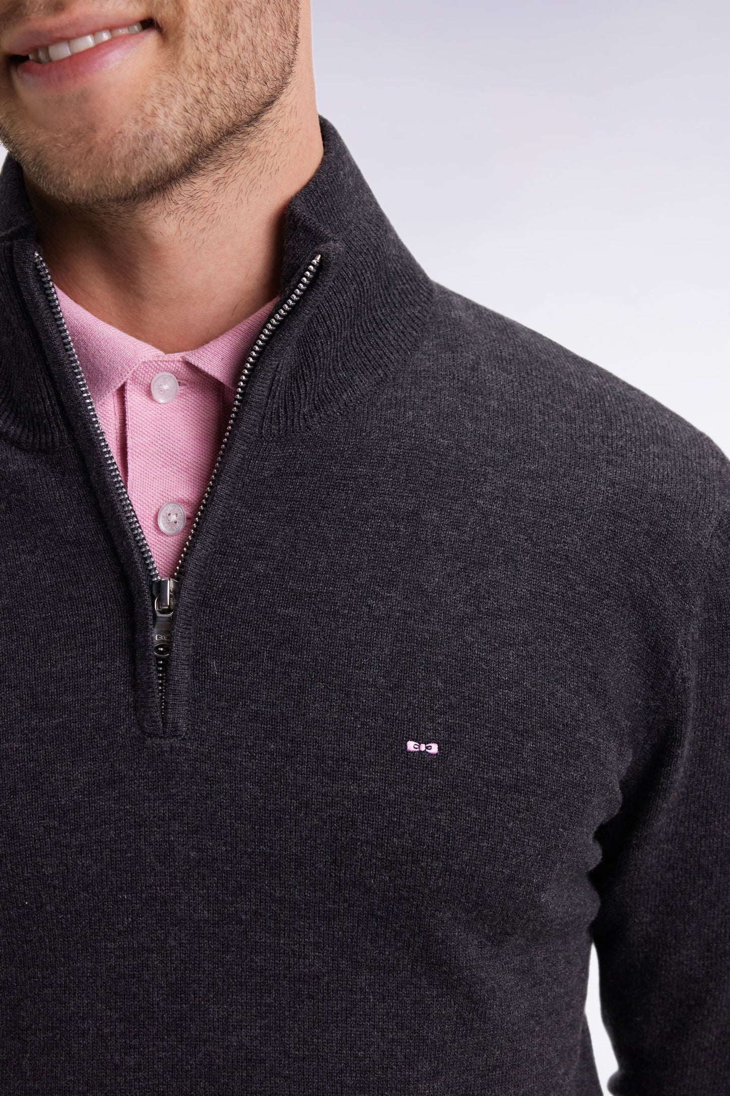 Eden Park Mens Knitwear,  in Darkness Chine (Grf7)