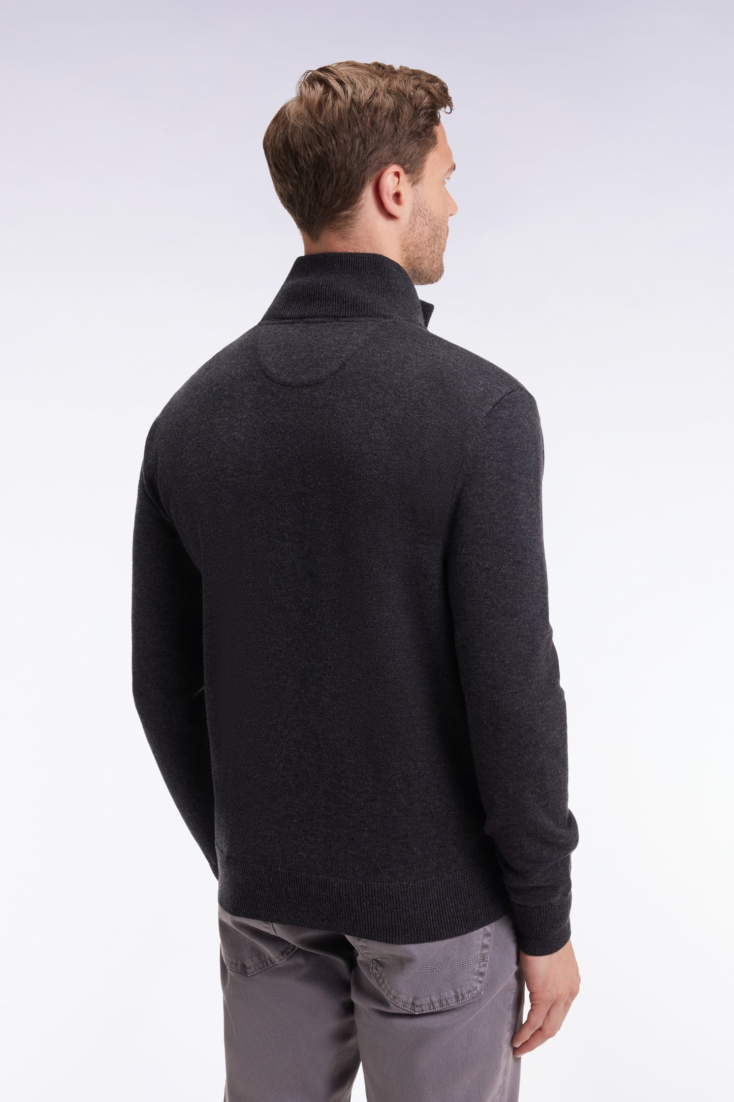 Eden Park Mens Knitwear,  in Darkness Chine (Grf7)