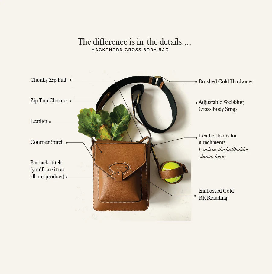 Barkworth Reeves Accessories , the Hackthorn Cross Body Bag