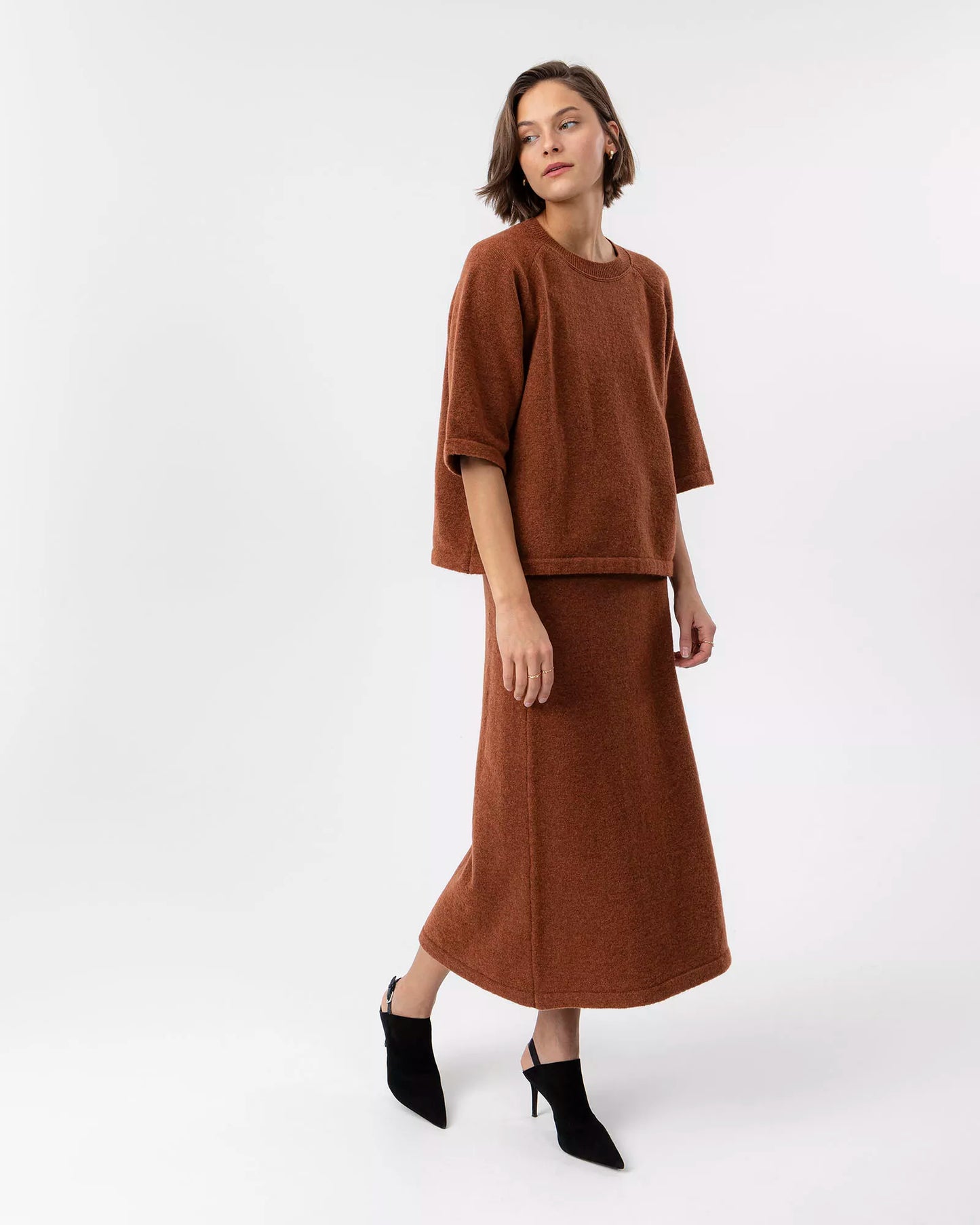 Holebrook, Anita Skirt In Cinnamon - (Cinnamon)