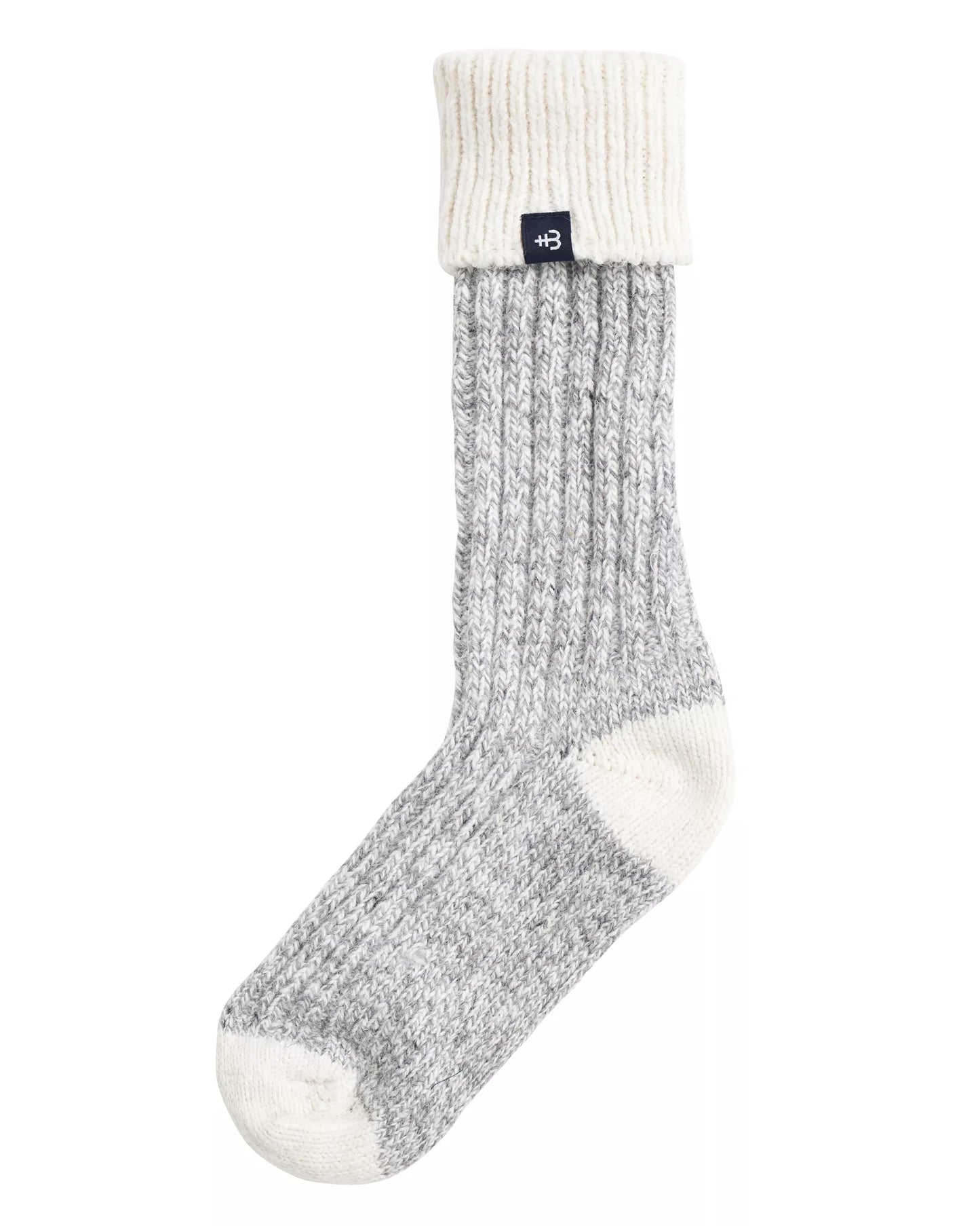 Holebrook, Brommö Raggsocka In Grey Mel /Off White - (Grey Mel /Off White)