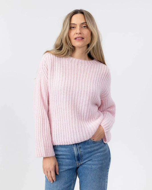 Holebrook, Cajsa Sweater In Pale Pink - (Pale Pink)