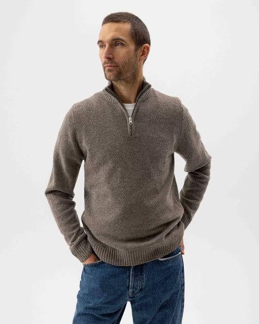 Holebrook Mens, the Charles T-neck in 775-Mole