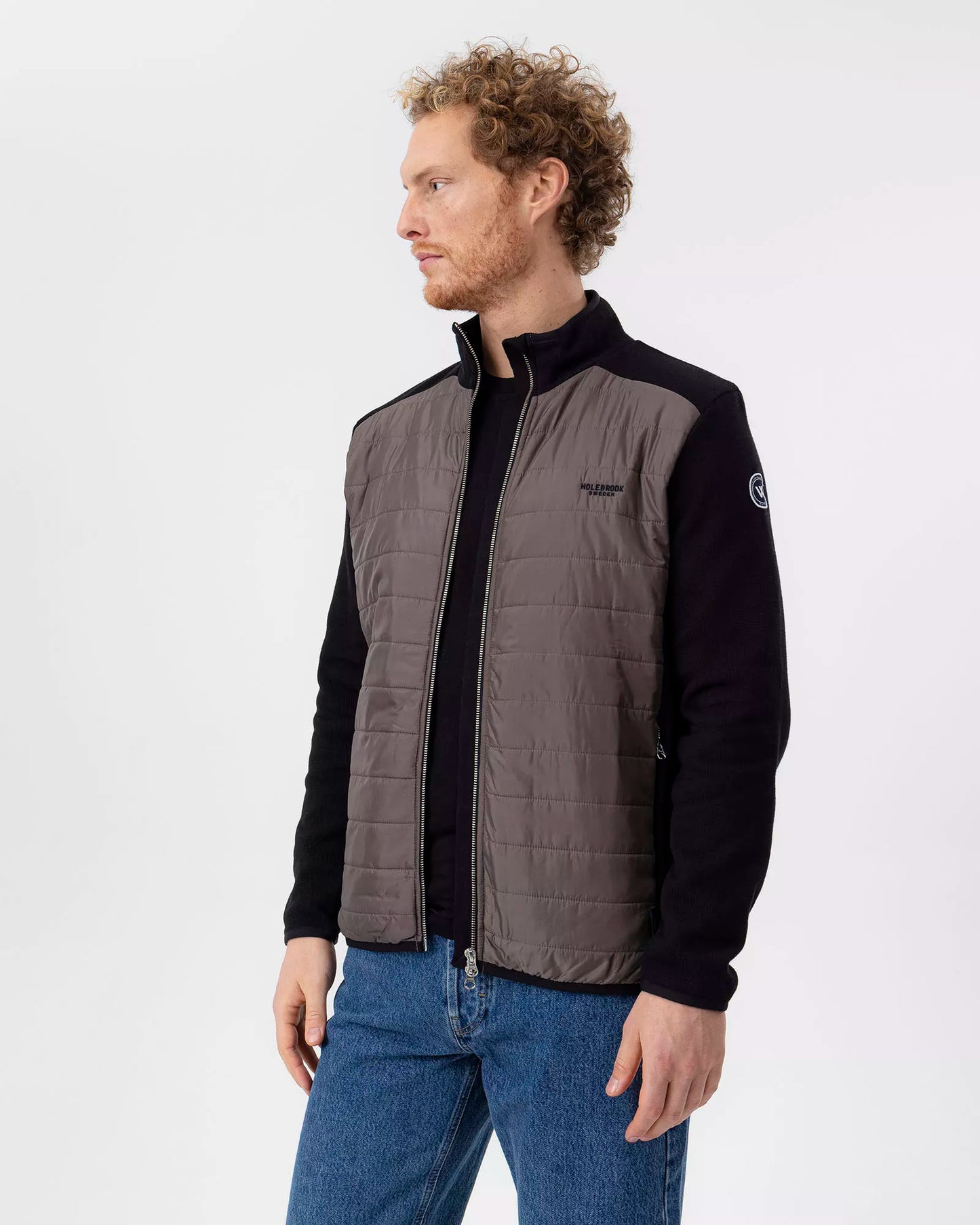 Holebrook, Peder Fullzip Wp In Black / Mole - (Black / Mole)