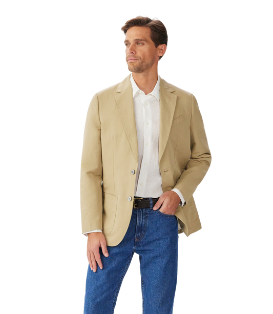 R.M. Williams, the Society Cotton Linen Blazer