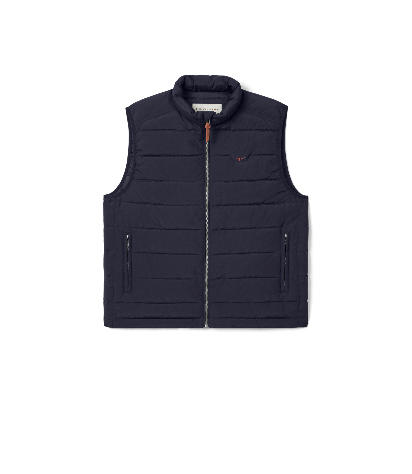 R.M. Williams, the Rydal Padded Vest, in Fatigue or Navy