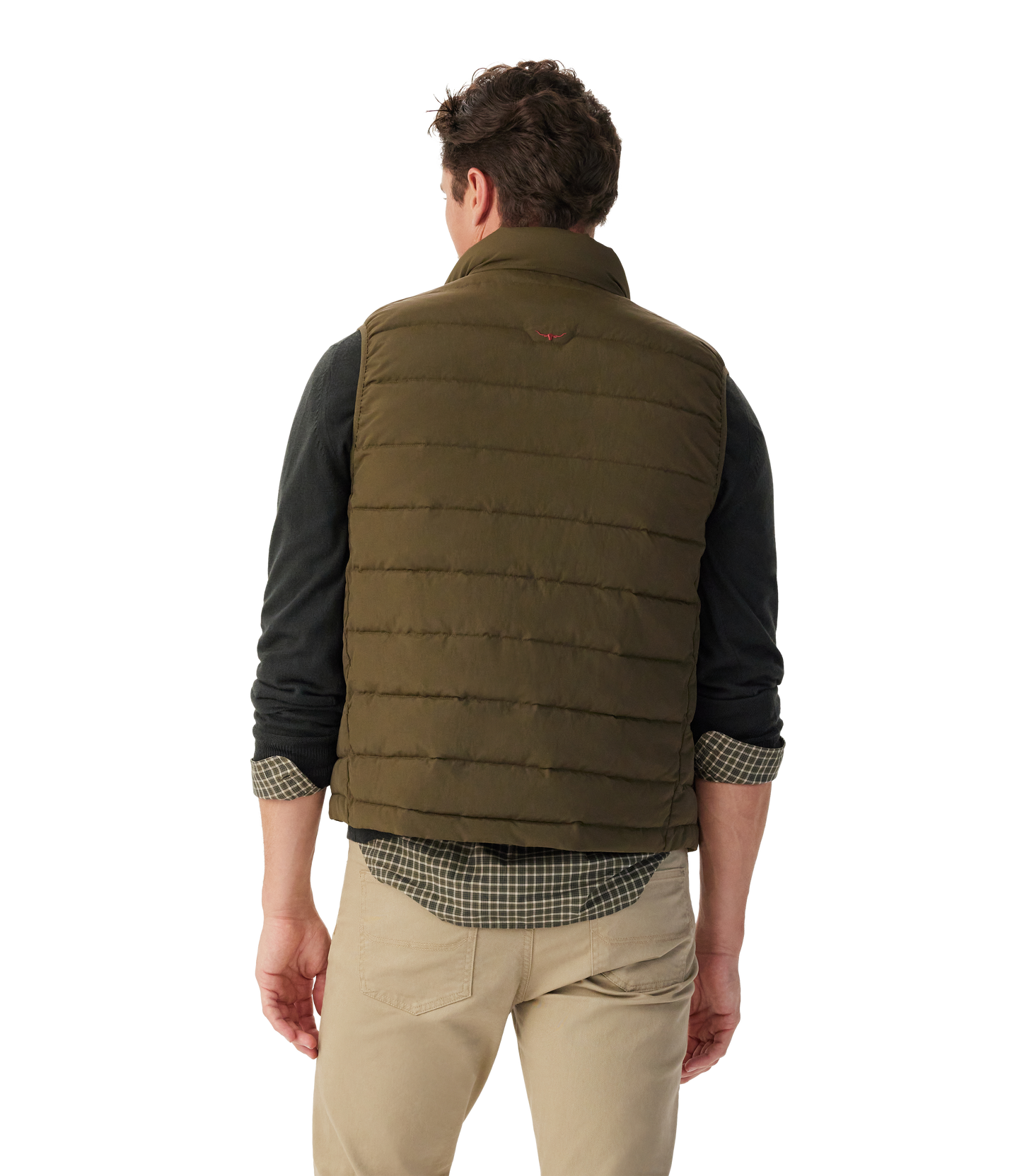 R.M. Williams, the Rydal Padded Vest, in Fatigue or Navy