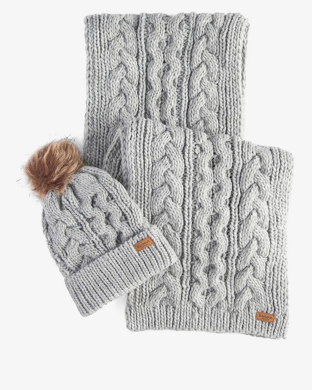 Barbour Penshaw Beanie & Scarf Gift Set