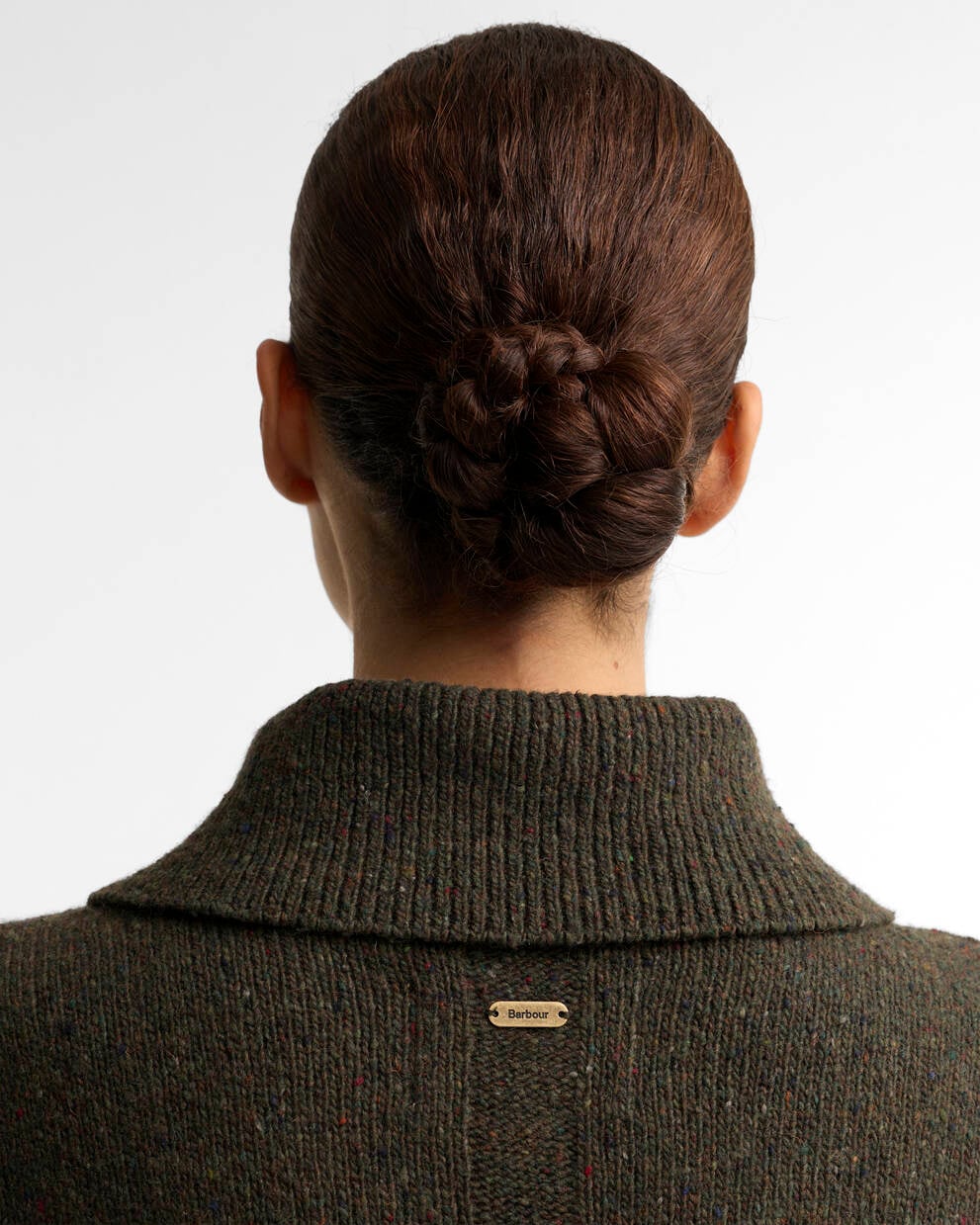 Barbour Lavensdale Half Zip Fleck Knitted Jumper