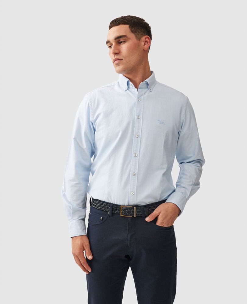 Rodd & Gunn Gunn Oxford - Powder Blue
