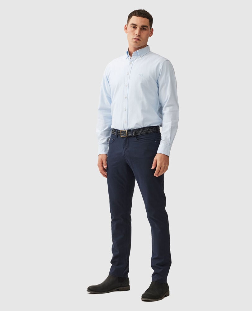 Rodd & Gunn Gunn Oxford - Powder Blue