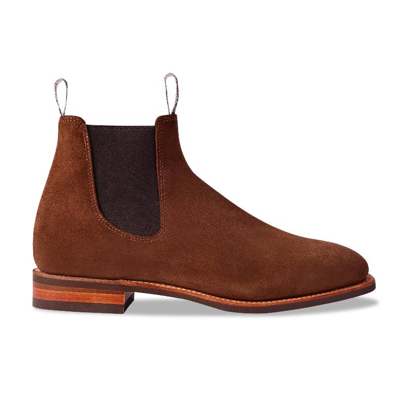 R.M. Williams, the Comfort Craftsman in Brown Suede