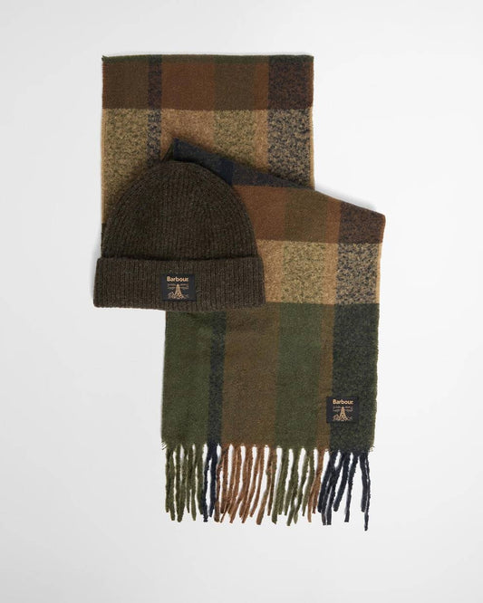 Barbour Westerdale Beanie & Scarf Gift Set