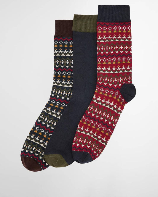 Barbour Marlow Fair Isle Sock Gift Box