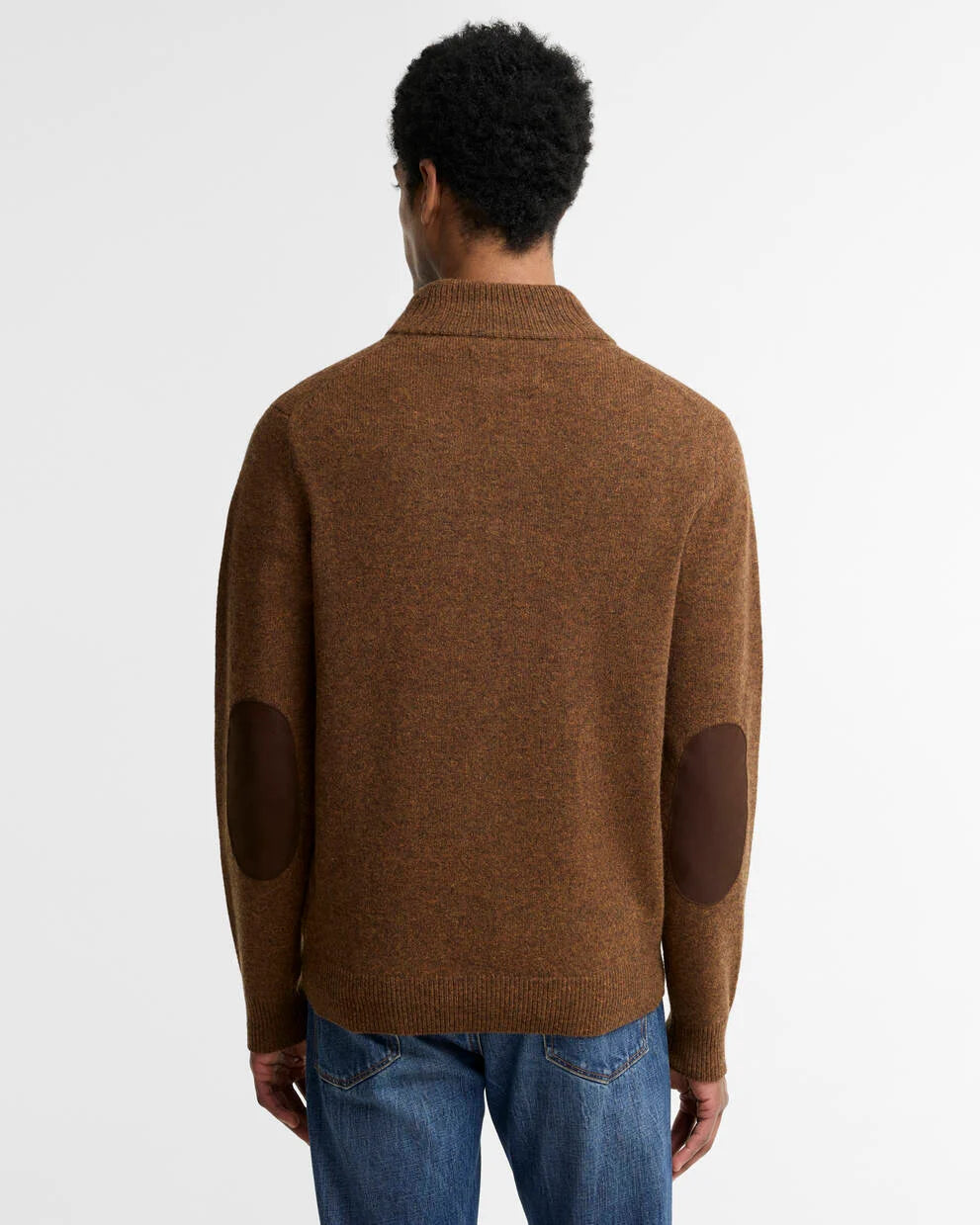 Barbour Essential Patch Half Zip Knitted Jumper
