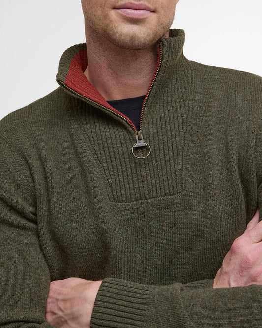 Barbour Nelson Essential Half Zip Knitted Jumper