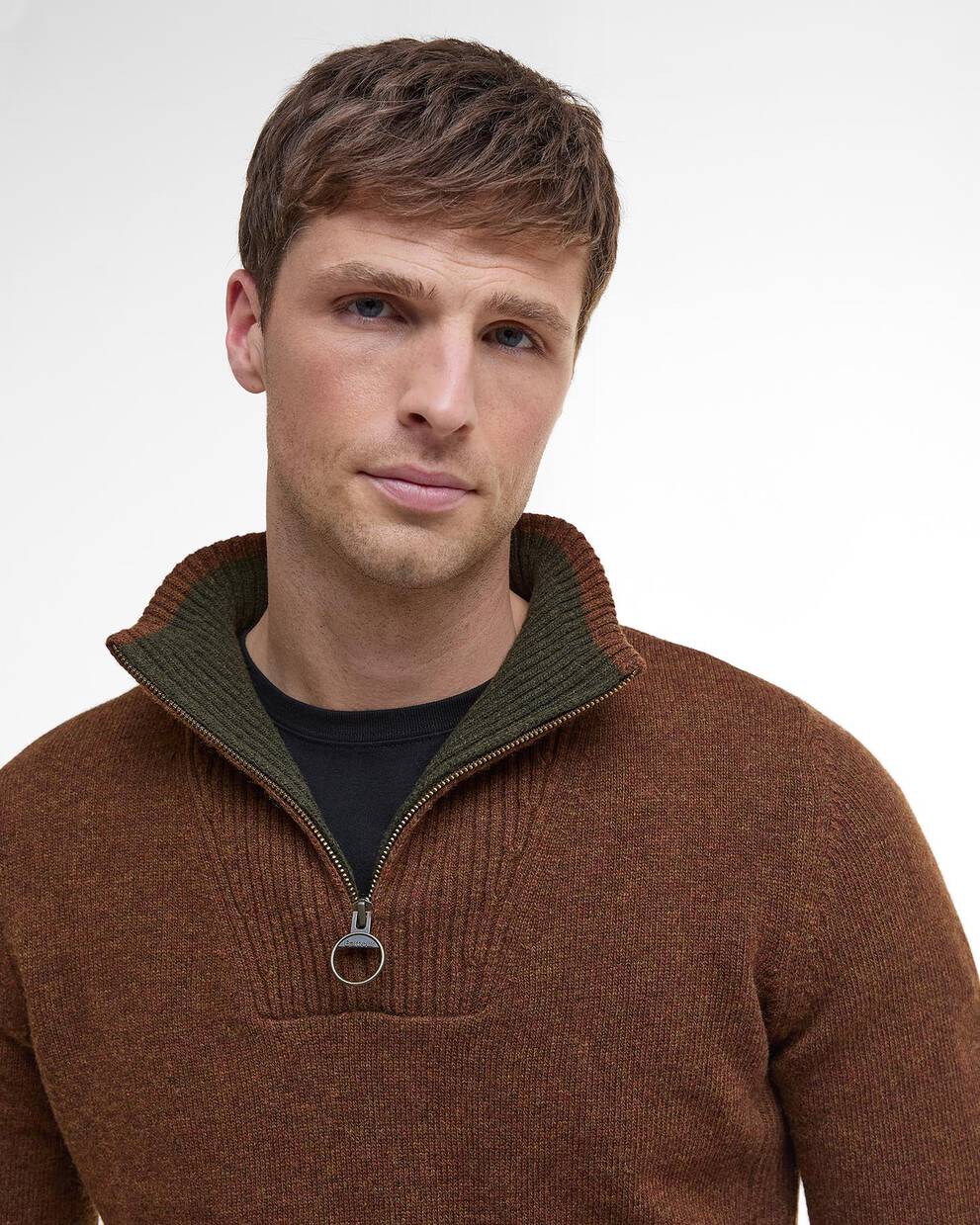 Barbour Nelson Essential Half Zip Knitted Jumper