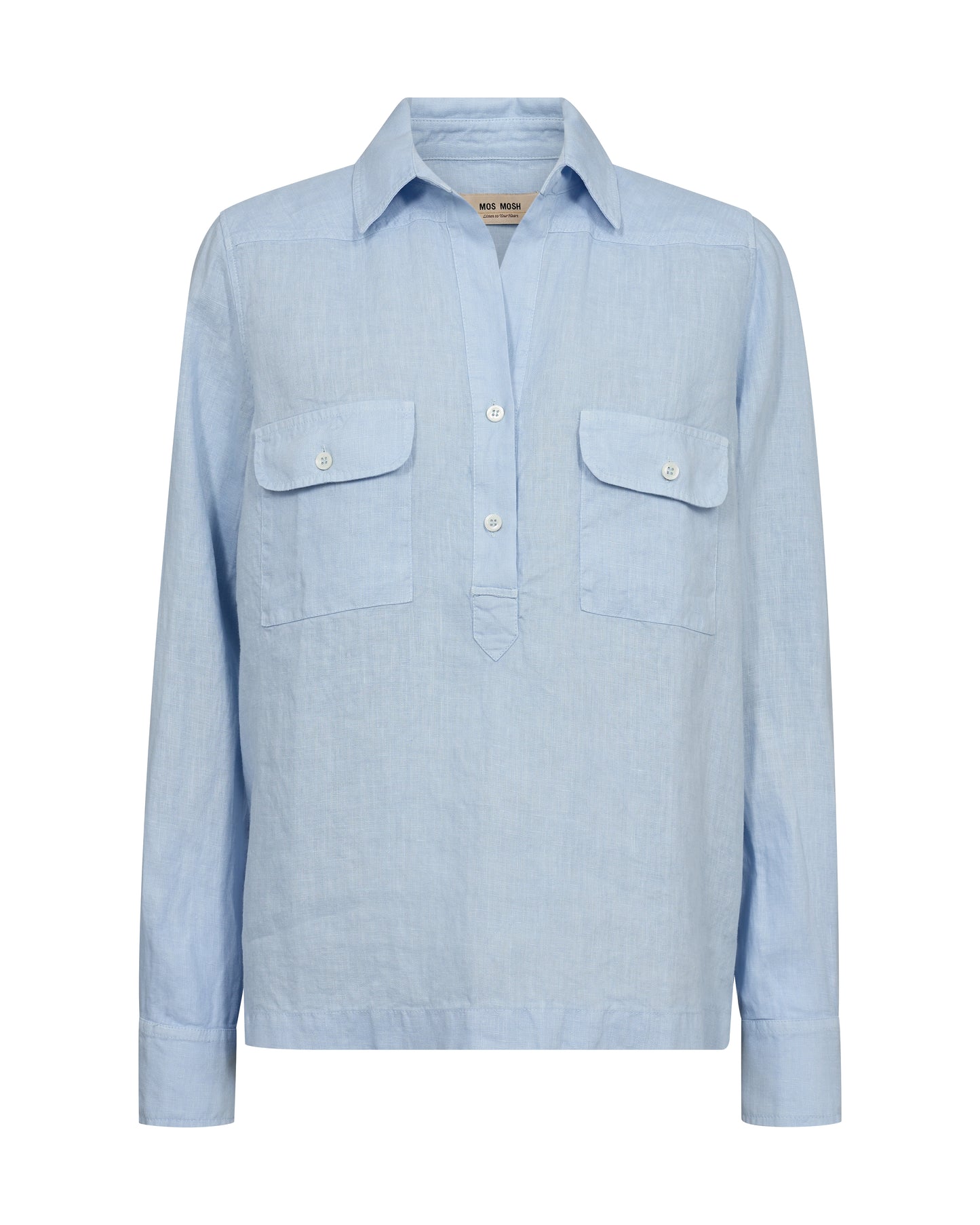 Mos Mosh Shirts , the MMEnna Linen Pocket Blouse