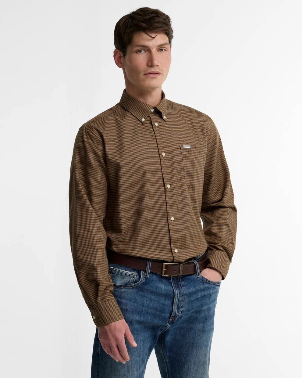 Barbour Barnard Thermo Weave Regular Fit Checked Shirt
