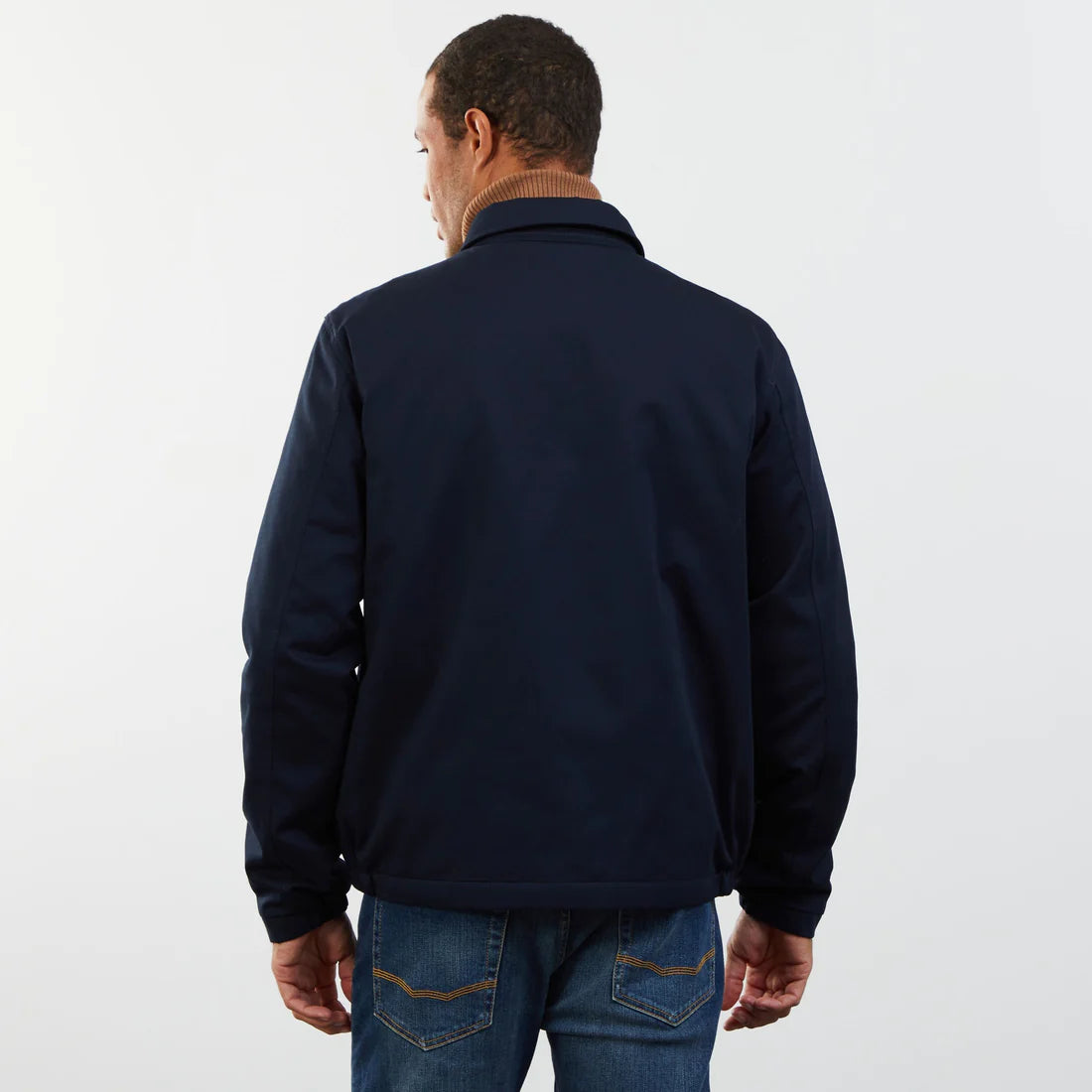 Eden Park Jackets & Coats, Dark blue jacket in cotton gabardine