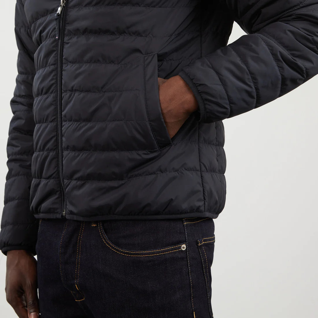 Eden Park Jackets & Coats, Lightweight, long-sleeved puffa jacket in dark blue