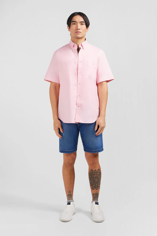 Eden Park Shirts Plain pink cotton shirt