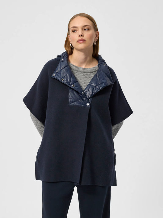 Redgreen, Ravenna Poncho - (069 Dark Navy)