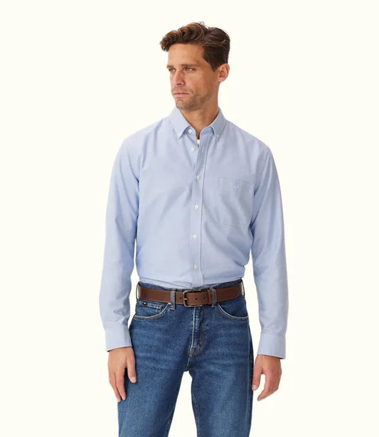 R.M. Williams, Classic Shirt - (Blue Check)