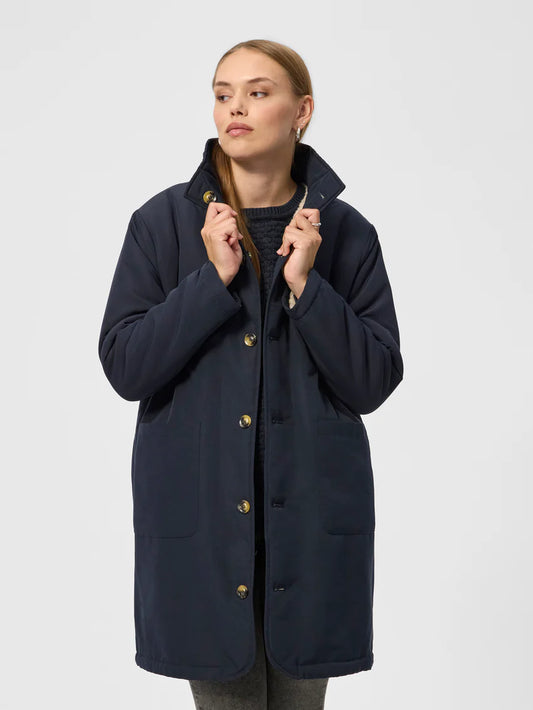 Redgreen, Stacia Coat - (Dark Navy)