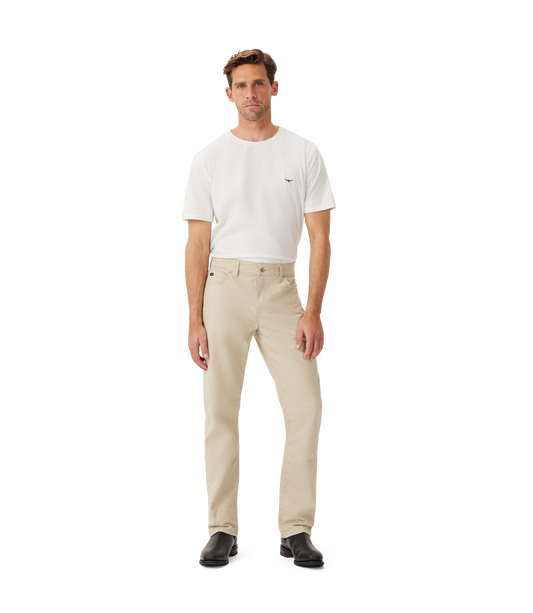 R.M. Williams, the Ramco 5 Pocket in Bone