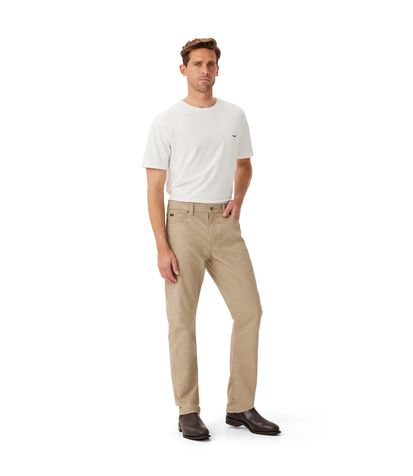 R.M. Williams, the Ramco 5 Pocket in Buckskin