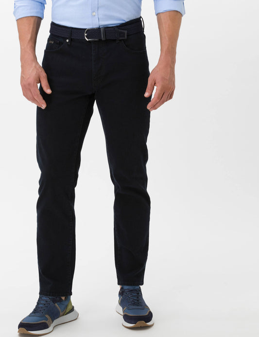 Brax, Cadiz, Masterpiece: Modern Five-Pocket Jeans - (Blue Black - 22)