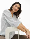Brax Shirts , the Violet Blouse in a high-quality linen blend