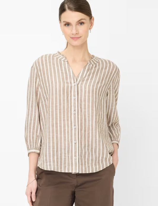 Brax Shirts , the Violet Blouse in a high-quality linen blend