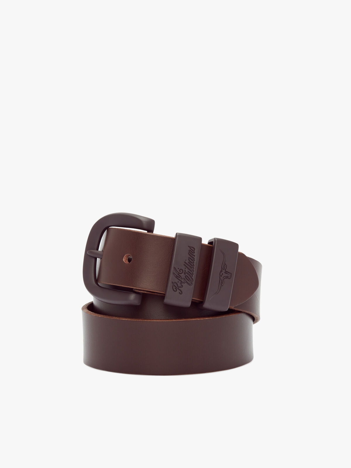 R.M. Williams, the Drover Belt in Chocolate