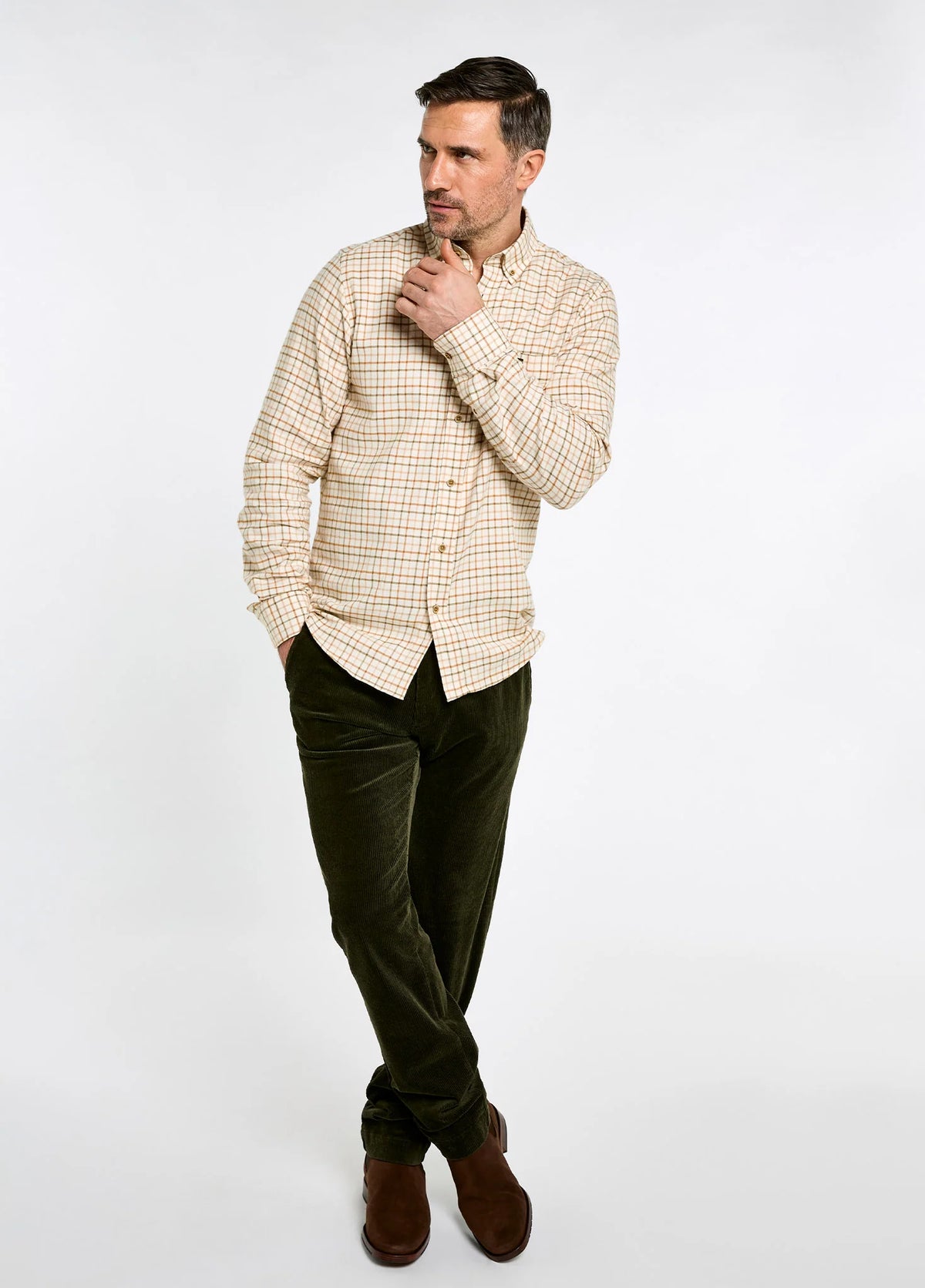 Dubarry of Ireland Shirts, the Corrib in Ochre