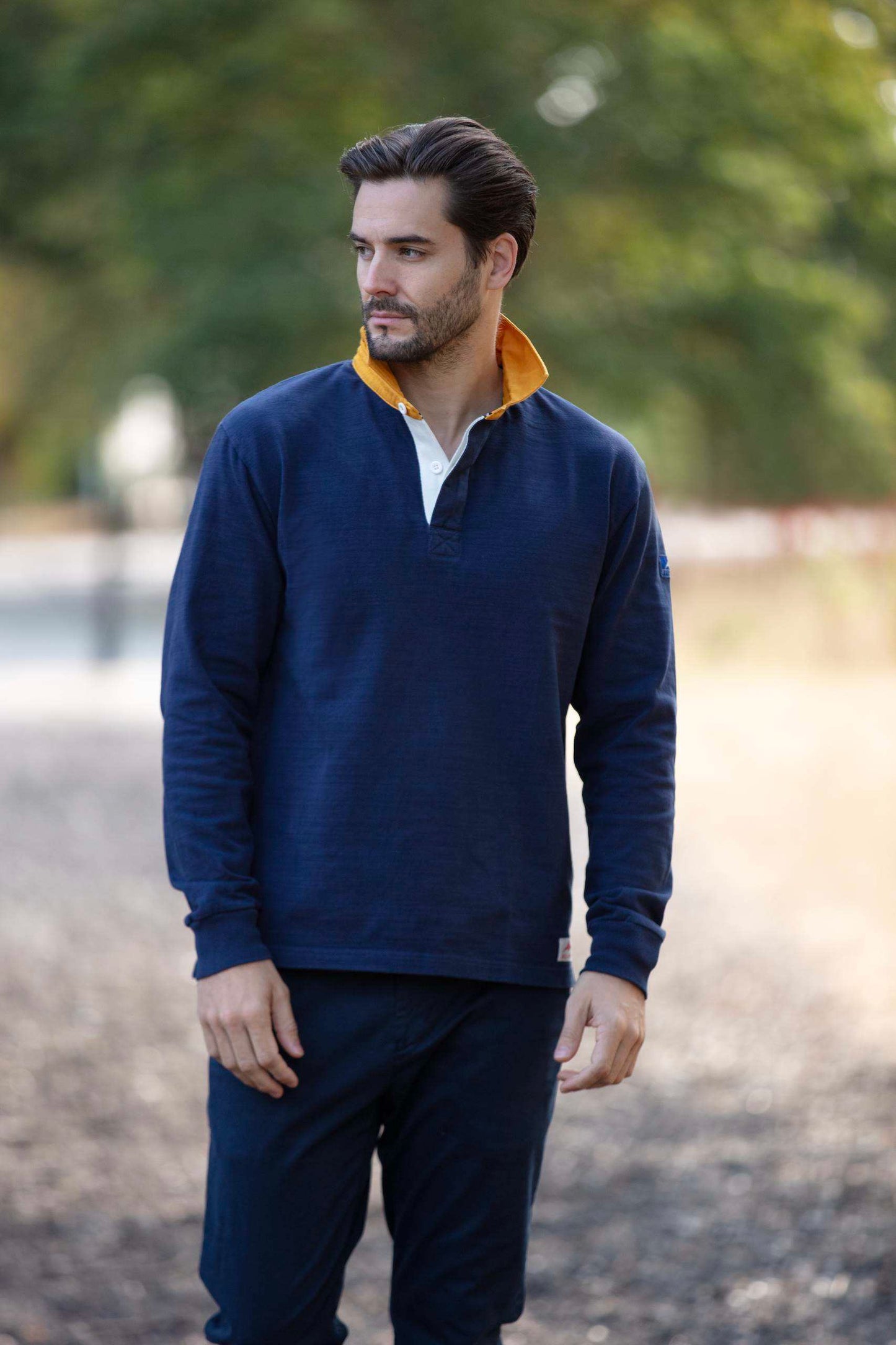 Bullwren Rugby Shirts, Original in Navy