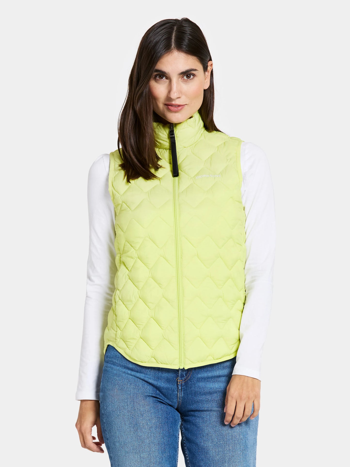 Didriksons Ladies, EVY WNS VEST Jackets & Coats -  in Light Avocado - -H19