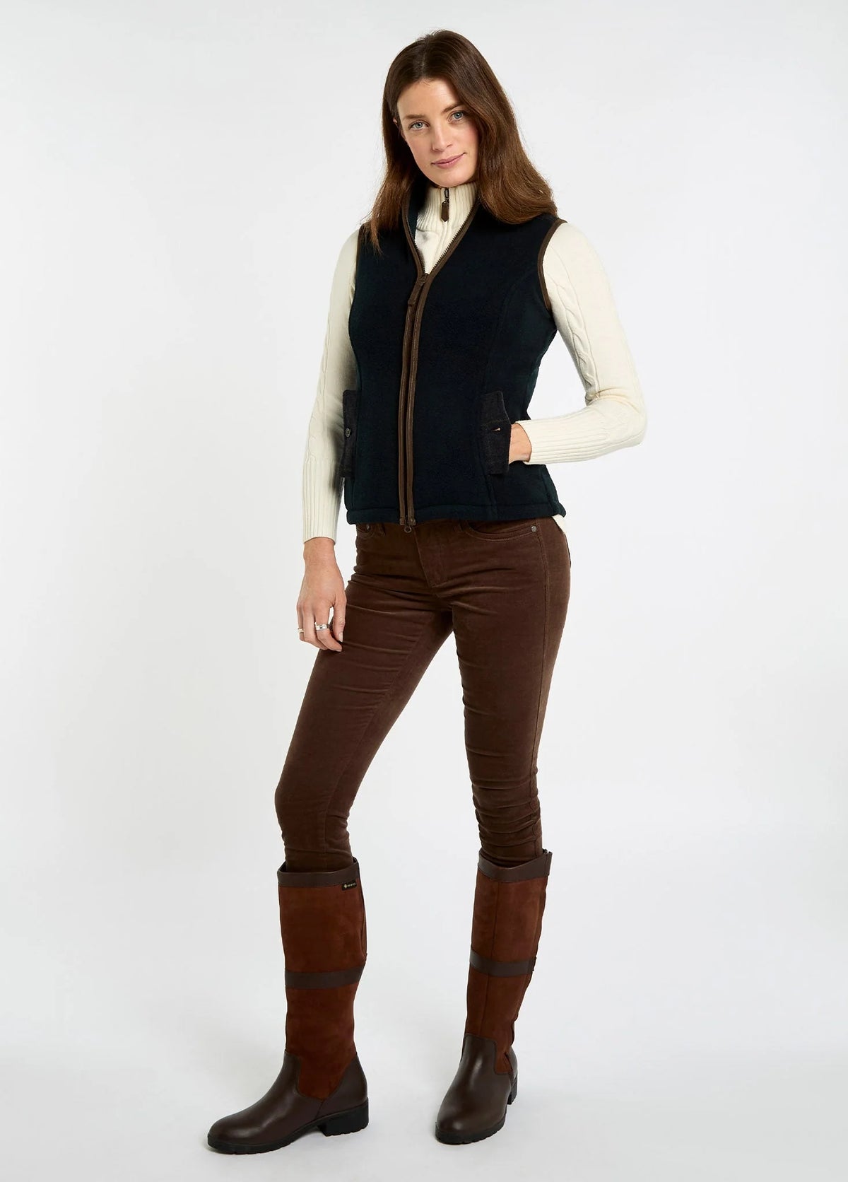 Dubarry of Ireland Knitwear, the Foxhall in Navy