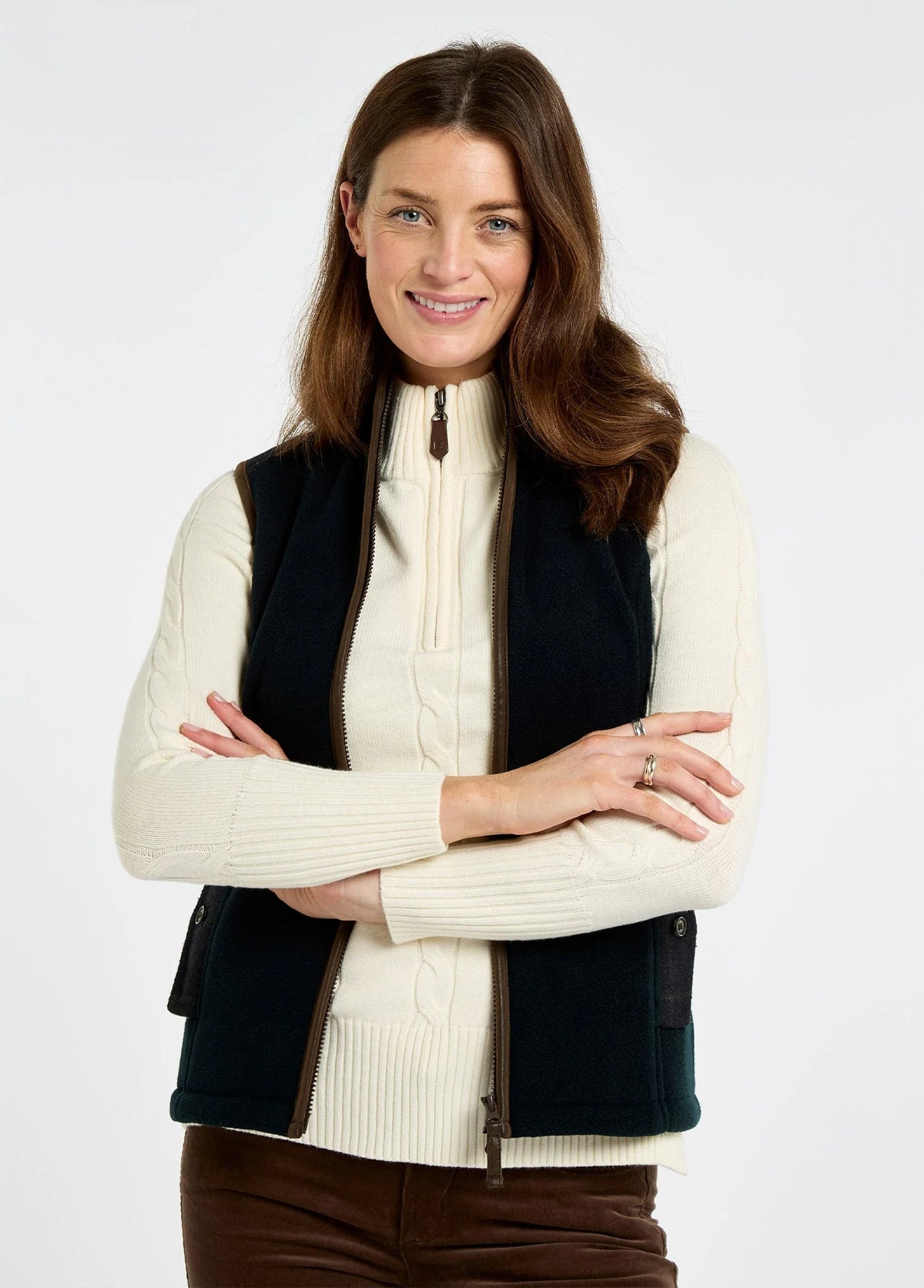 Dubarry of Ireland Knitwear, the Foxhall in Navy