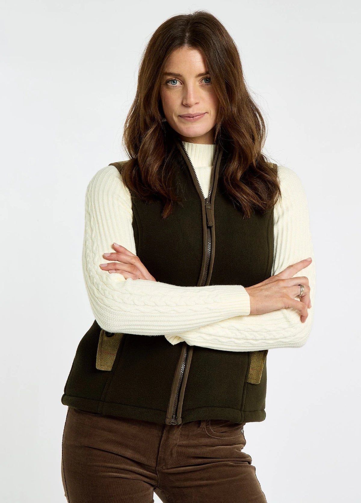 Dubarry of Ireland Knitwear, the Foxhall in Olive