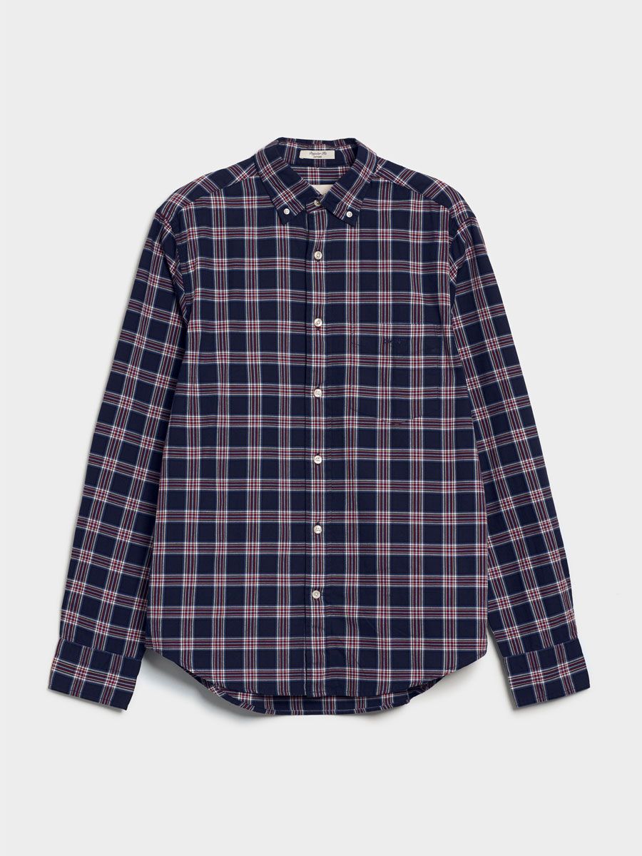 Gant, The Regular Fit  Archive Oxford Check Shirt -Classic Blue