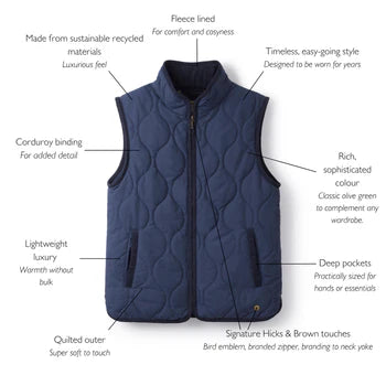 Hicks & Brown Jackets & Coats , the Timworth Gilet