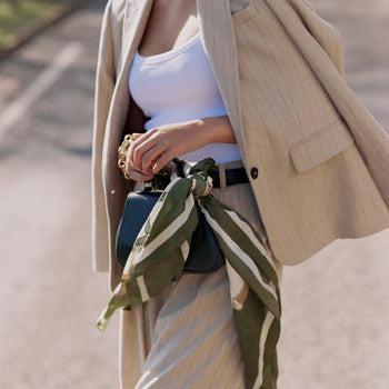 Hicks & Brown Accessories , the The Melford Silk Scarf (New 2025)