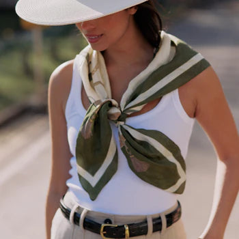 Hicks & Brown Accessories , the The Melford Silk Scarf (New 2025)